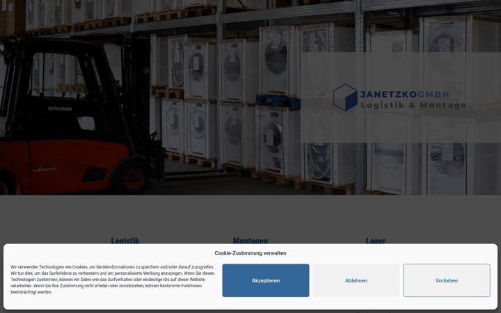 Screenshot of logistik-montage-bayern.de
