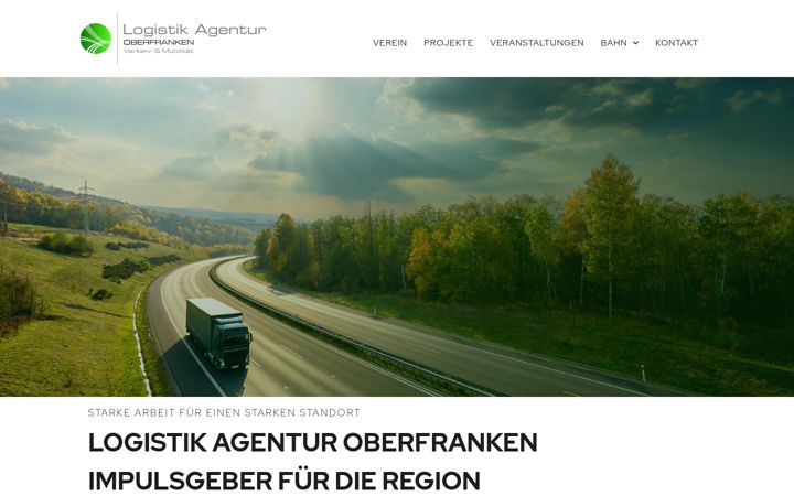 Screenshot of logistik-oberfranken.de