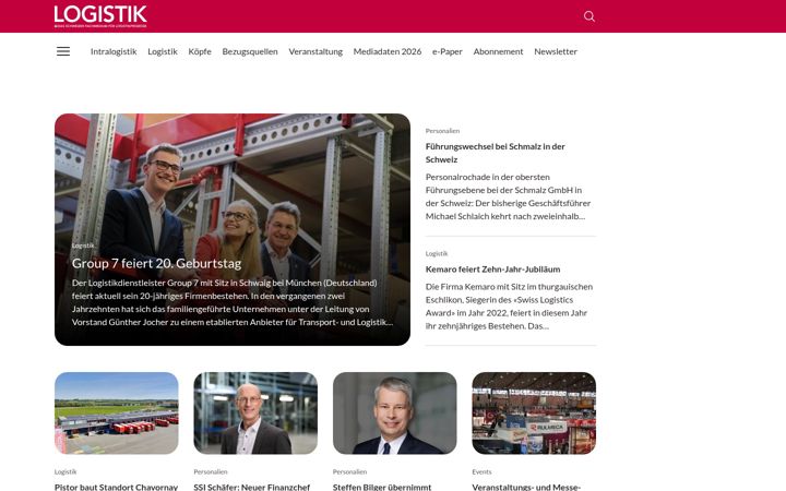 Screenshot of logistik-online.ch