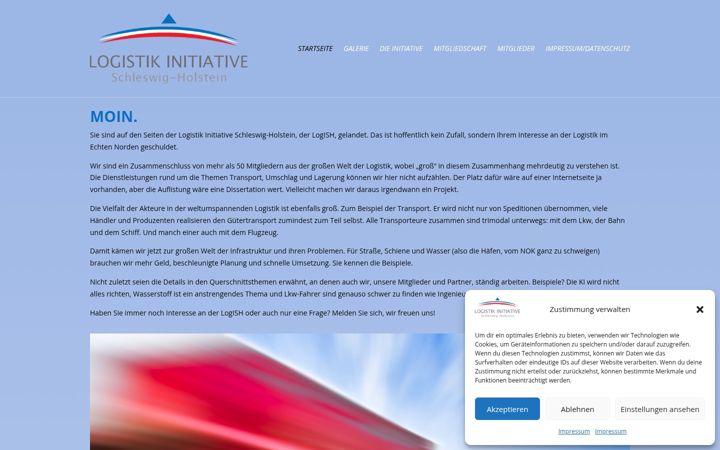 Screenshot of logistik-sh.de
