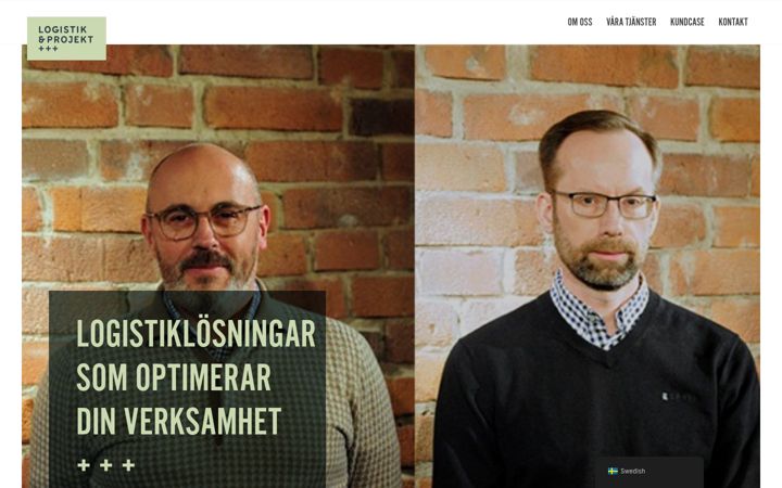 Screenshot stránky logistikprojekt.com