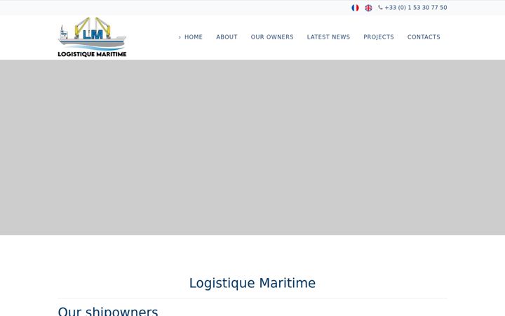 Screenshot of logistique-maritime.fr