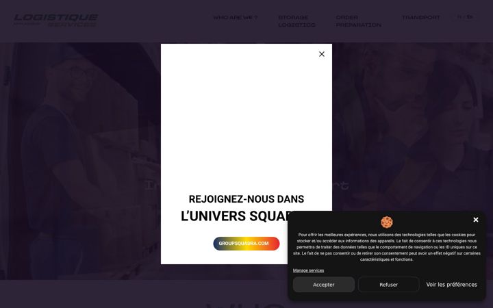 Screenshot of logistique-services.fr