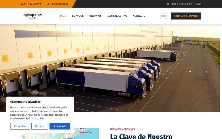 Screenshot of logistpolen.com