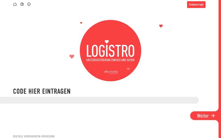 Screenshot of logistro.de