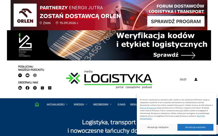 Screenshot of logistyka.net.pl