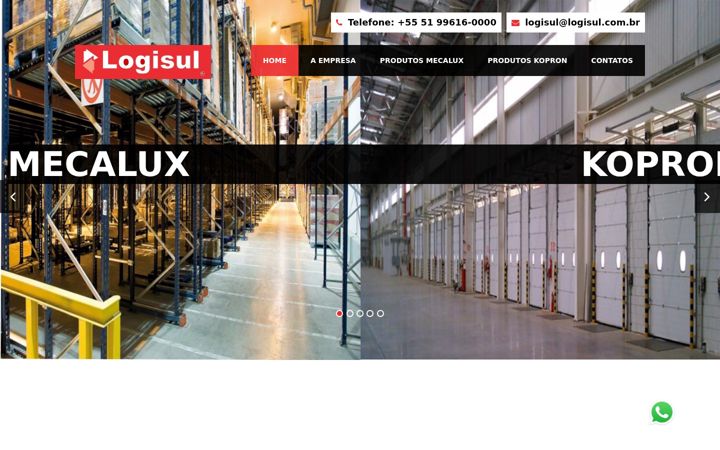 Screenshot of logisul.com.br