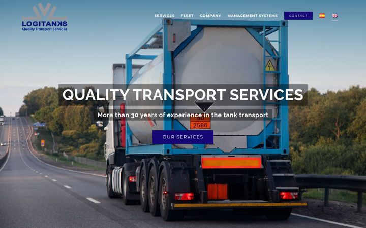 Screenshot of logitanks.com