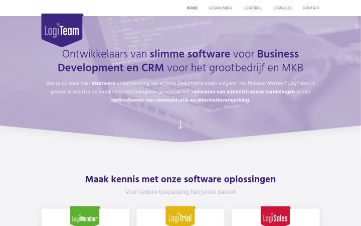 Screenshot of logiteam.nl