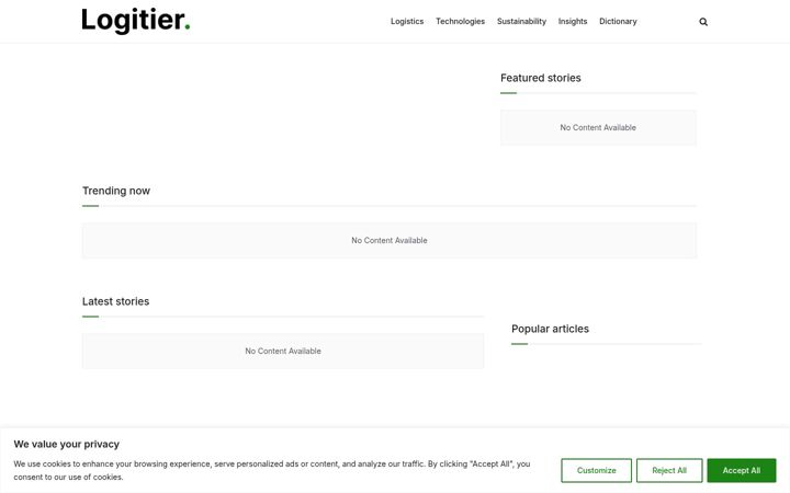 Screenshot of logitier.com