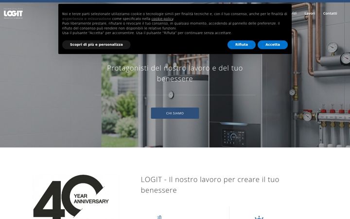 Screenshot of logitimpianti.it