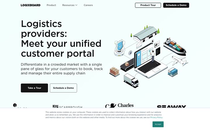 Screenshot of logixboard.com