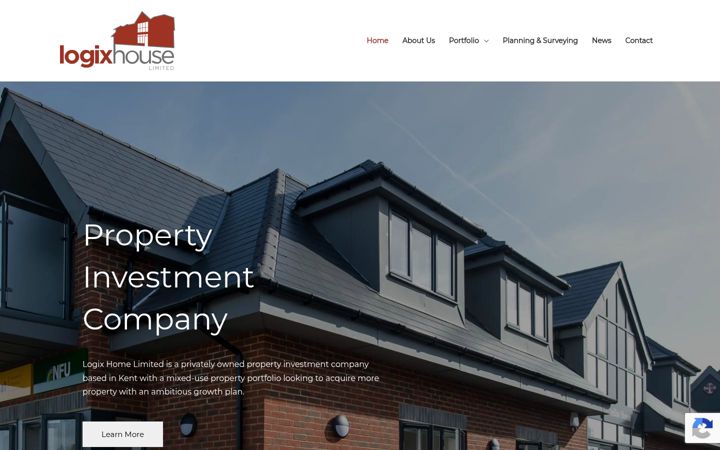 Screenshot of logixhouse.co.uk