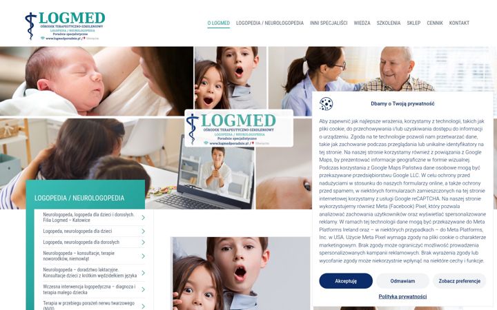 Screenshot of logmedporadnie.pl