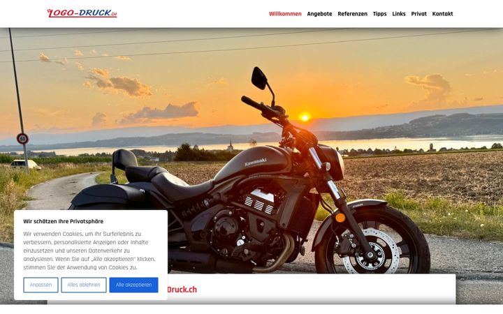 Screenshot of logo-druck.ch