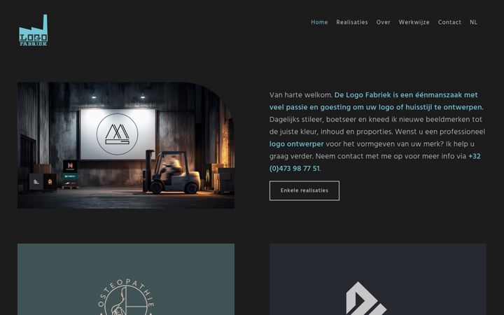 Screenshot von logo-fabriek.be