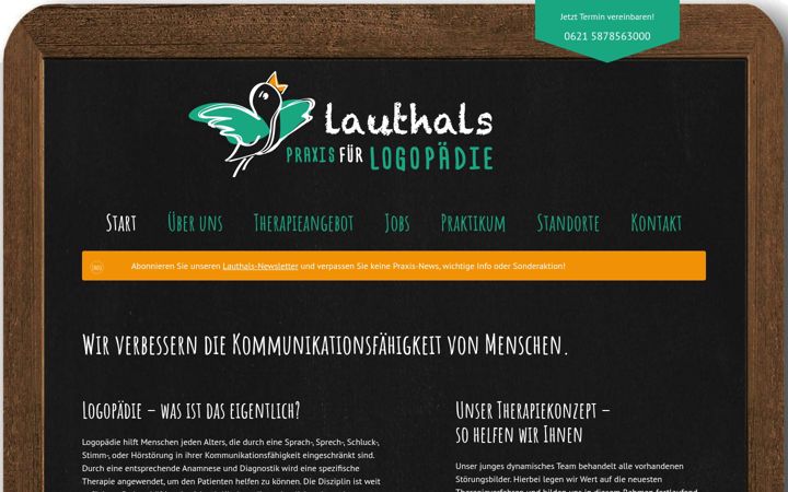 Screenshot of logo-lauthals.de