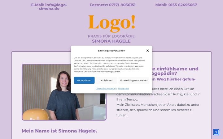 Screenshot of logo-simona.de