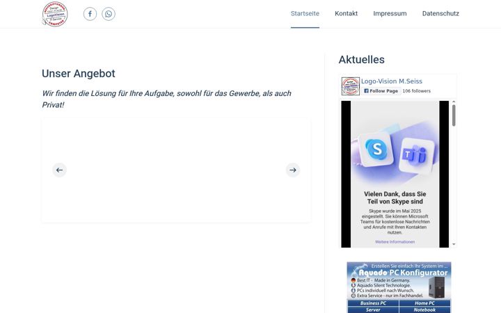 Screenshot of logo-vision.de