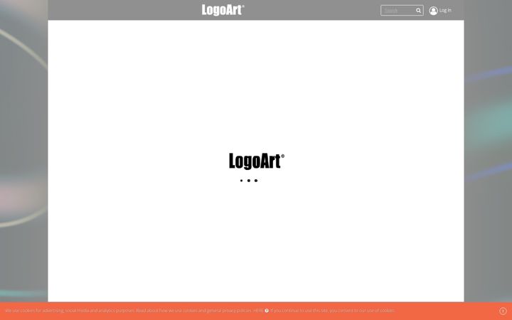 Screenshot of logoart.com