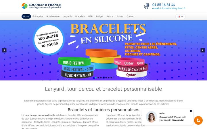 Screenshot of logoband.fr