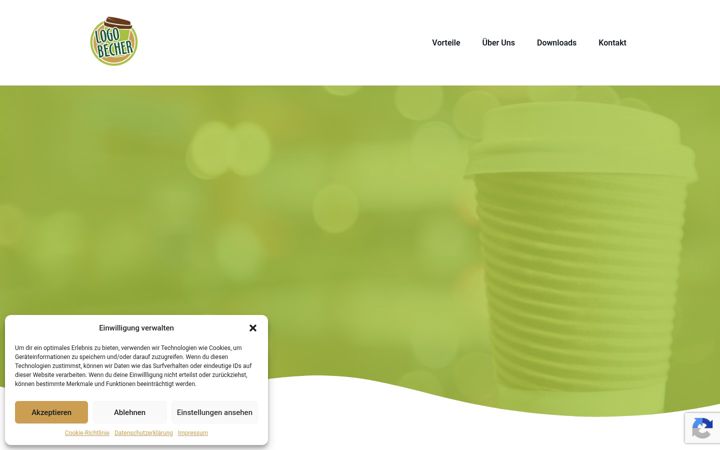 Screenshot of logobecher.de