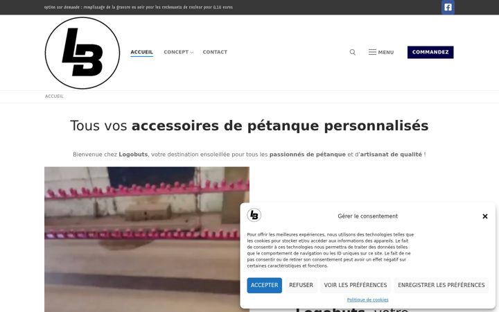 Screenshot of logobuts.fr