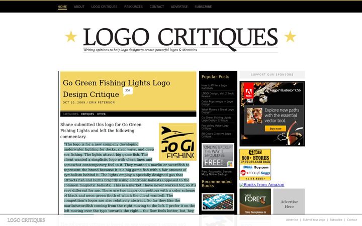Screenshot of logocritiques.com