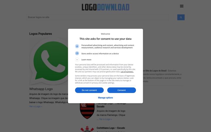 Screenshot of logodownload.org
