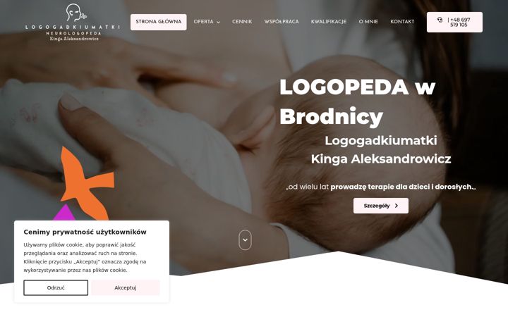 Screenshot of logogadkiumatki.pl