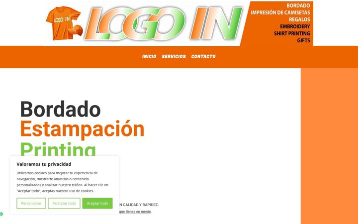 Screenshot of logoin.es