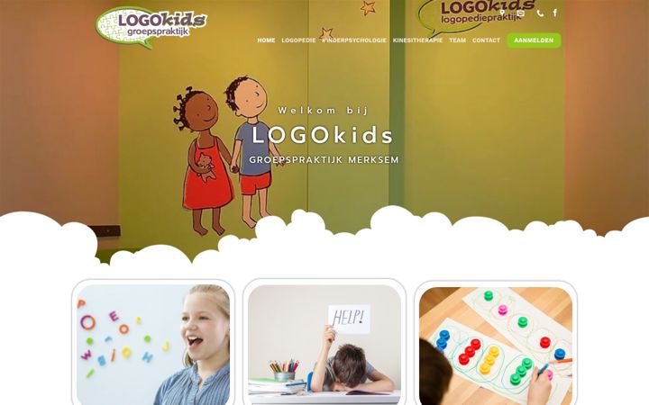 Screenshot of logokids.be