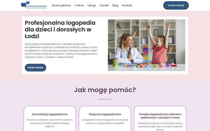 Screenshot of logolodzianka.pl