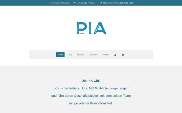 Screenshot of logomd.de