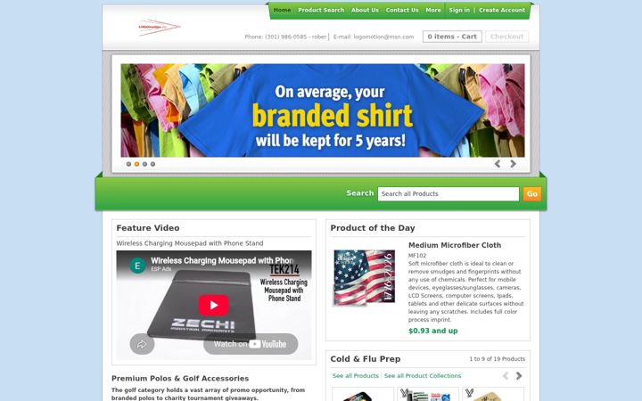 Screenshot of logomotioninc.com