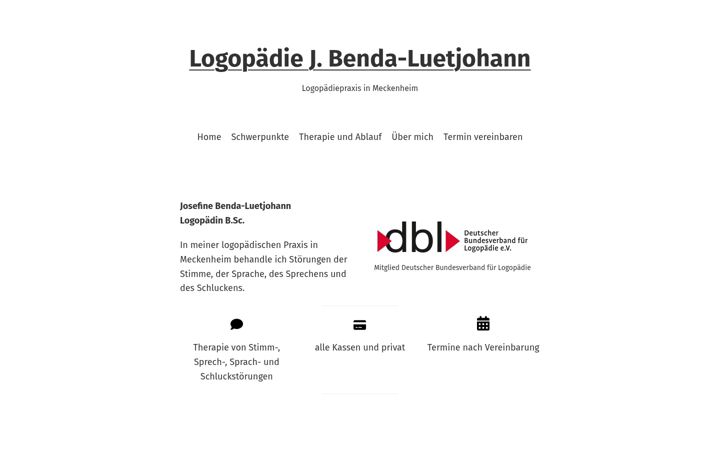 Screenshot of logopaedie-benda.de