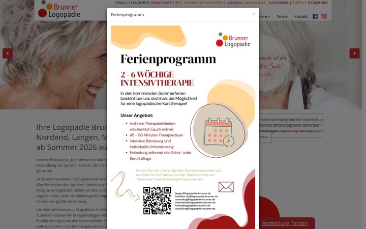 Screenshot von logopaedie-brunner.de