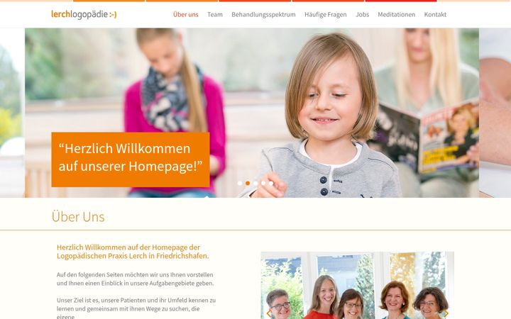 Screenshot of logopaedie-lerch.de