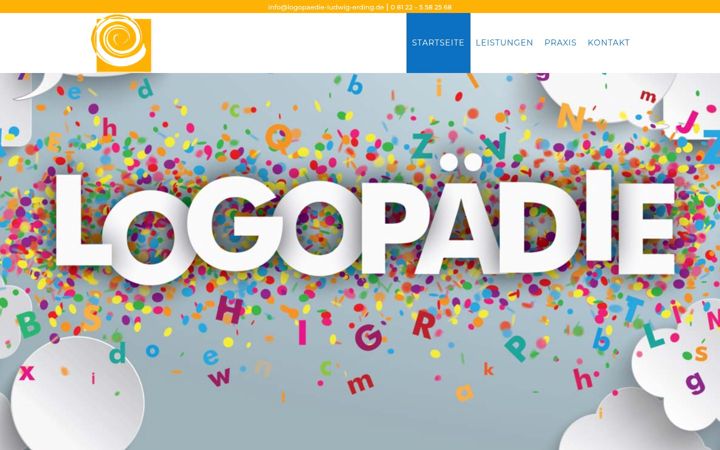 Screenshot of logopaedie-ludwig-erding.de