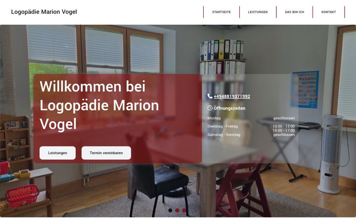 Screenshot of logopaedie-marion-vogel.de