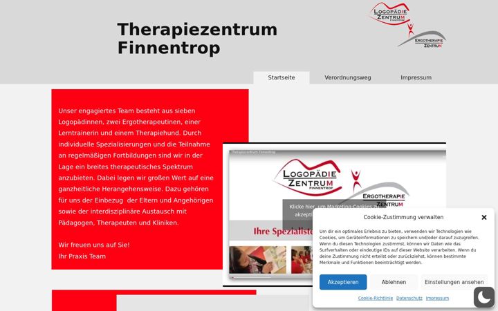 Screenshot of logopaedie-notdienst.de