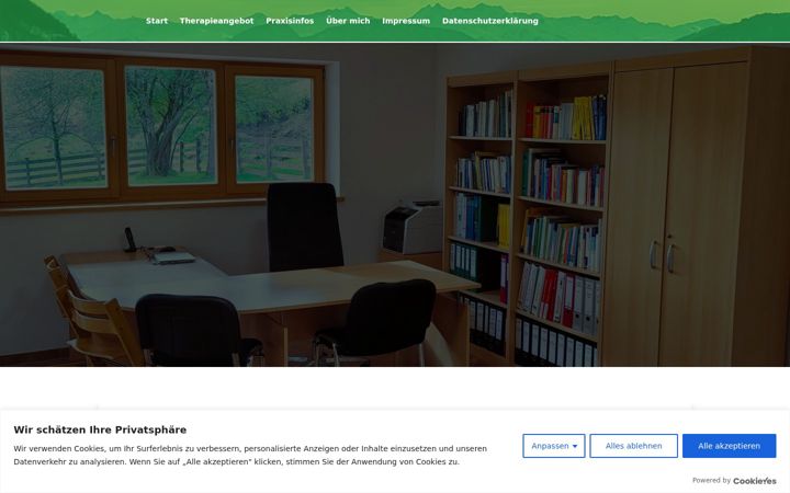 Screenshot of logopaedie-samerberg.de