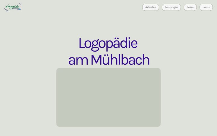 Screenshot stránky logopaedieammuehlbach.de