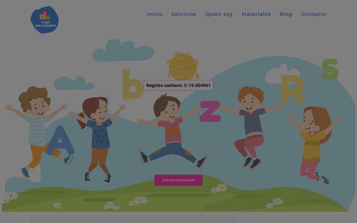 Screenshot of logoparapeques.com
