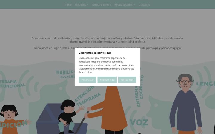 Screenshot of logopedalugo.com