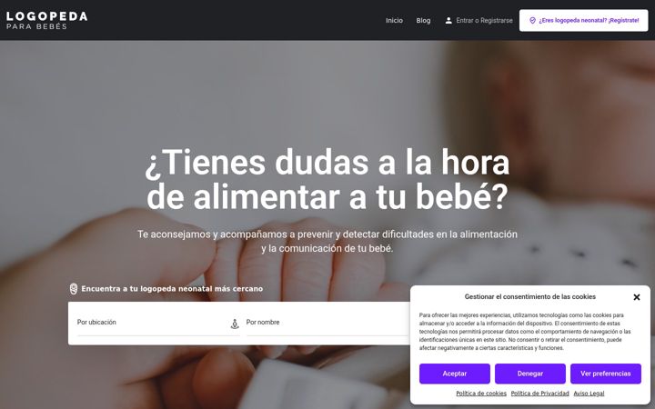 Screenshot of logopedaparabebes.com