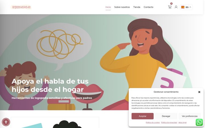 Screenshot of logopedeando.net