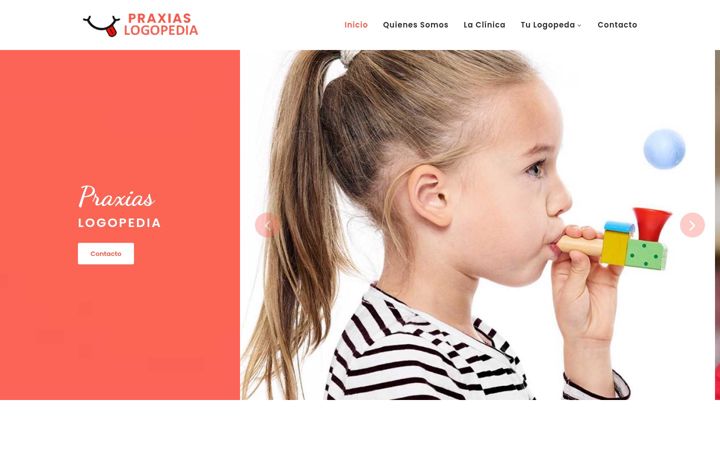 Screenshot of logopediamoratalaz.com
