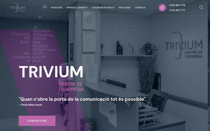 Screenshot of logopediatrivium.com