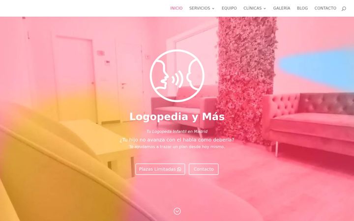 Screenshot of logopediaymas.es